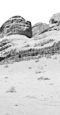 Çölde kum ve dağ macera hedef