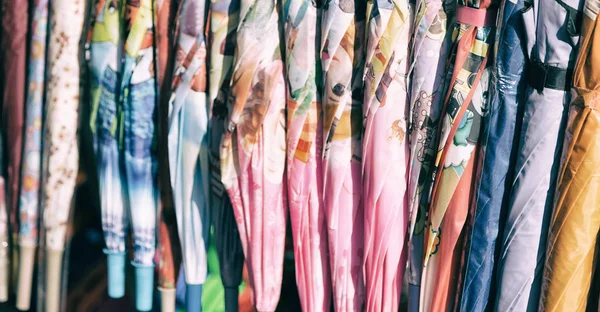 Stock image in a market texture of umbrella