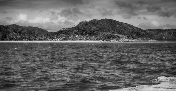 A view from  boat  and the pacific ocean — Stock Photo, Image