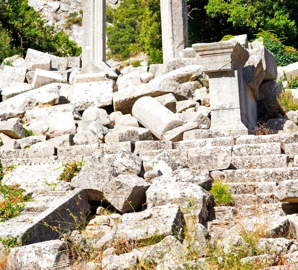 Anatolien arv ruinerna från kullen i Asien Turkiet termesso — Stockfoto