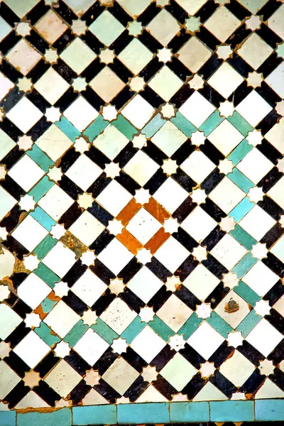 Abstrato telha morocco o pavimento colorido — Fotografia de Stock