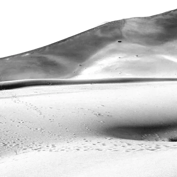 Em oman velho deserto esfregar al khali o quarto vazio e ao ar livre — Fotografia de Stock