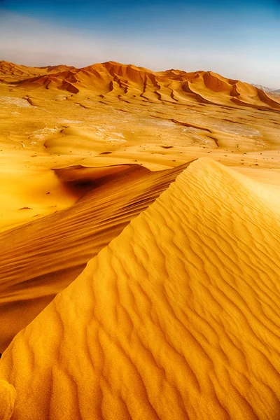 Dans oman vieux désert frotter al khali le quartier vide et extérieur s — Photo