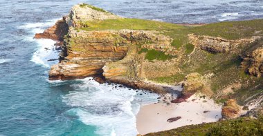   Güney Afrika kıyı şeridi ve doğal park rezerv