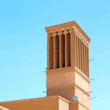 İran'da eski kule Rüzgar.