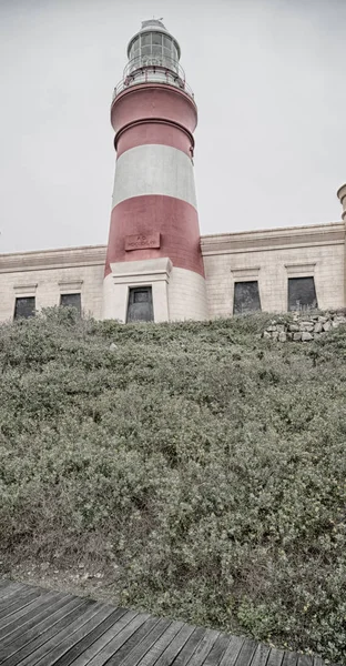 In south africa coastline  and lighthouse — Stock Photo, Image