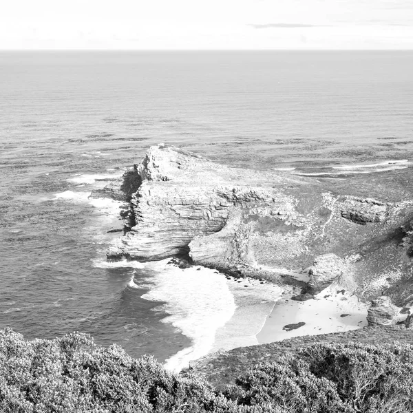 En la costa sudafricana y reserva de parques naturales — Foto de Stock