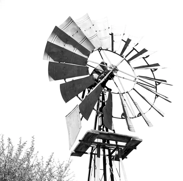 В національному парку технології вітряних турбін — стокове фото