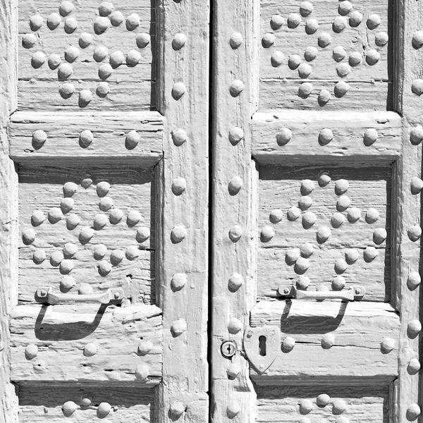 In Italië antieke deur ingang — Stockfoto