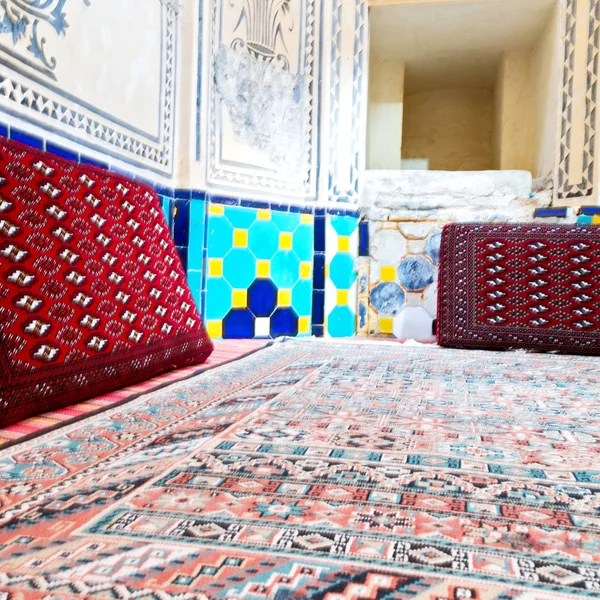 In iran   hammam  carpet — Stock Photo, Image