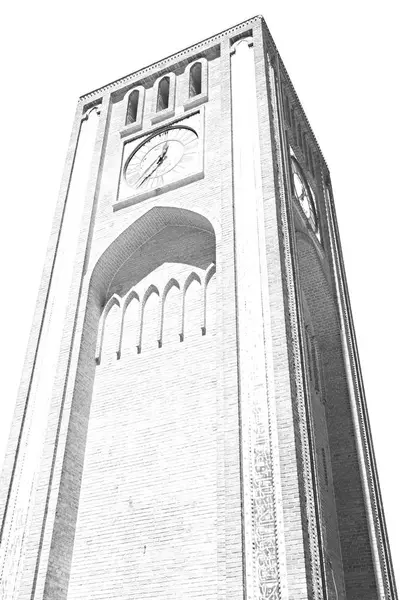 I iran antika klocktorn — Stockfoto