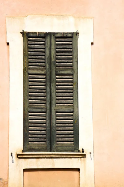 Shutter Europe Italy Lombardy Milano Old Window Closed Brick Abstract — Stock Photo, Image