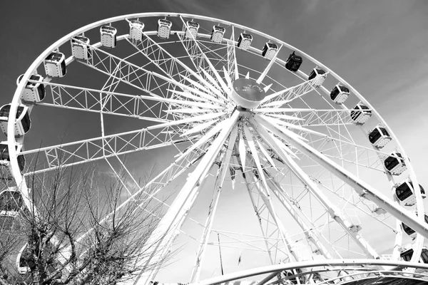 In south africa close up of the blur ferris weel — Stock Photo, Image