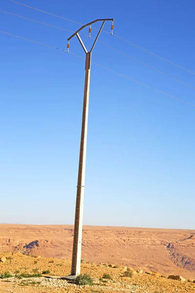 utility pole in africa morocco energy