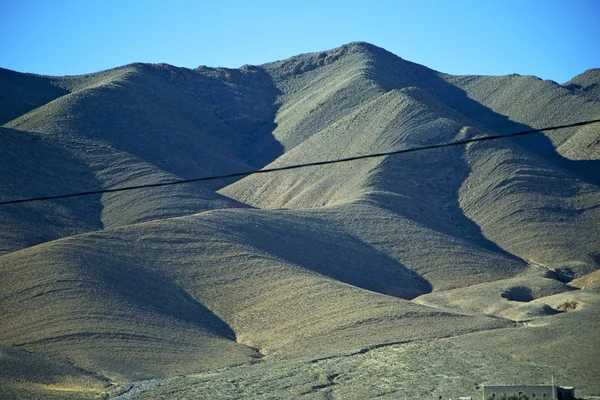 Tal Hügel in Afrika Marokko die — Stockfoto