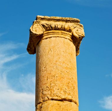 Antik sütun ve Arkeolojik Sit klasik miras 