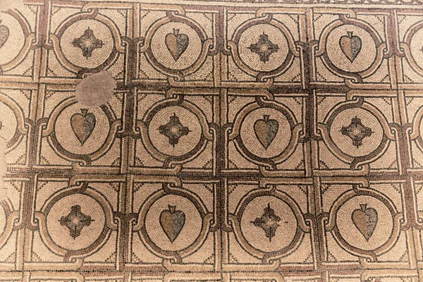 Antik Roma Dekoratif Karo seramik Mozaik — Stok fotoğraf