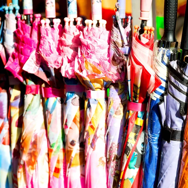 In a market texture of umbrella — Stock Photo, Image