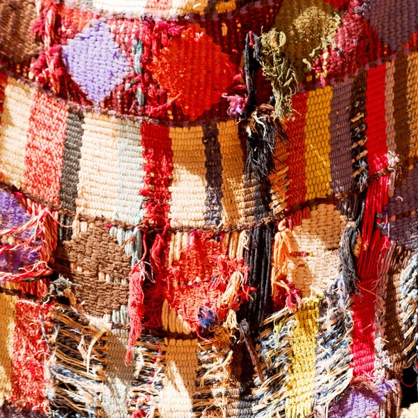 다채로운 담요 패치워크의 추상 질감 — 스톡 사진