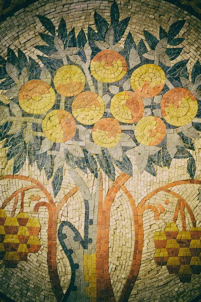 Antique roman dekoracyjne płytki ceramiczne mozaiki — Zdjęcie stockowe