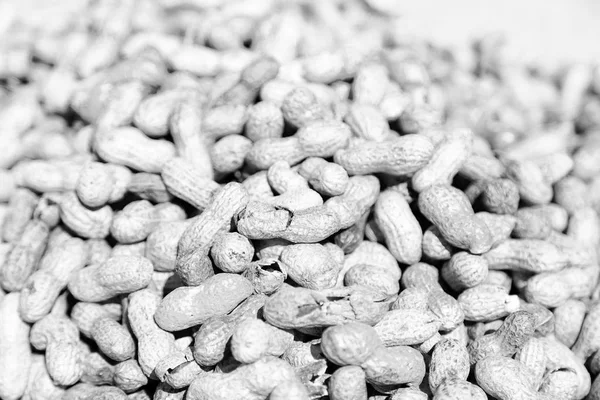 На рынке много арахиса — стоковое фото