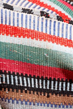soyut bir renkli battaniye patchwork dokusuna