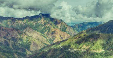   coultivation pirinç Teras alanı   