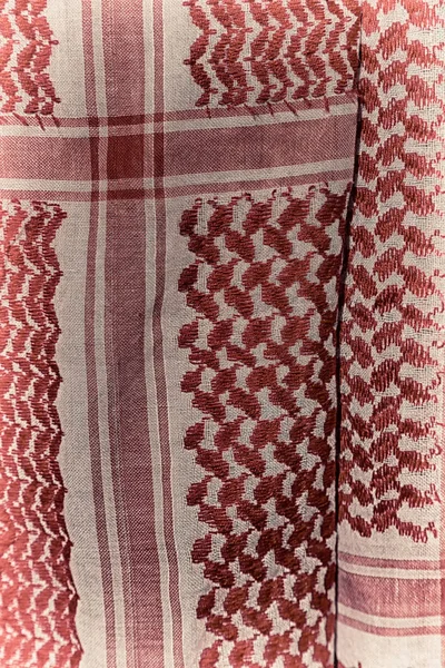 Pamuk geleneksel sembolik Arap eşarp doku 