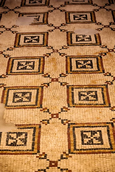 El mosaico de cerámica antigua baldosas decorativas romanas — Foto de Stock