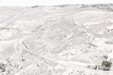 dağ antik kale manzarası