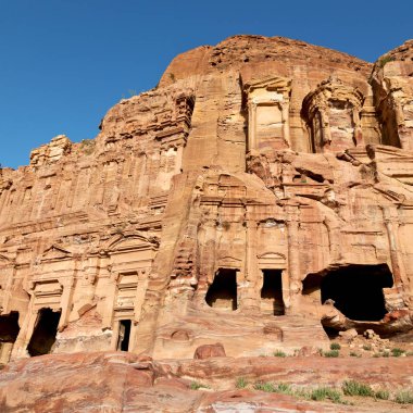 Ürdün'de petra antik sitenin kabirde 