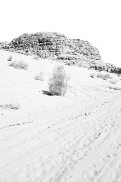 No deserto areia e montanha aventura destino — Fotografia de Stock