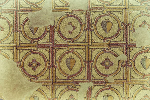 Антична керамічна римська декоративна плитка мозаїка — стокове фото