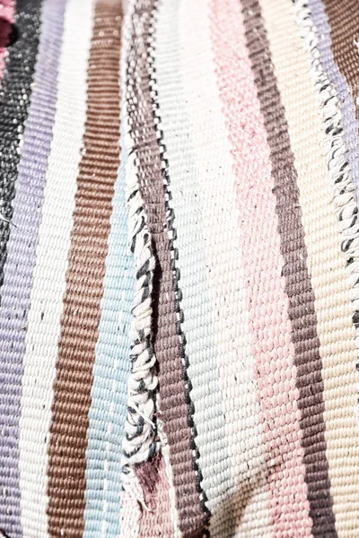 Textura abstrata de uma manta colorida — Fotografia de Stock