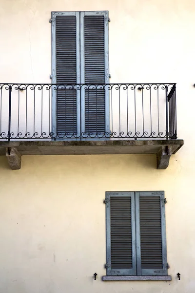 Otturatore Europa Italia Lombardia Nel Milano Vecchia Finestra Chiusa Mattone — Foto Stock