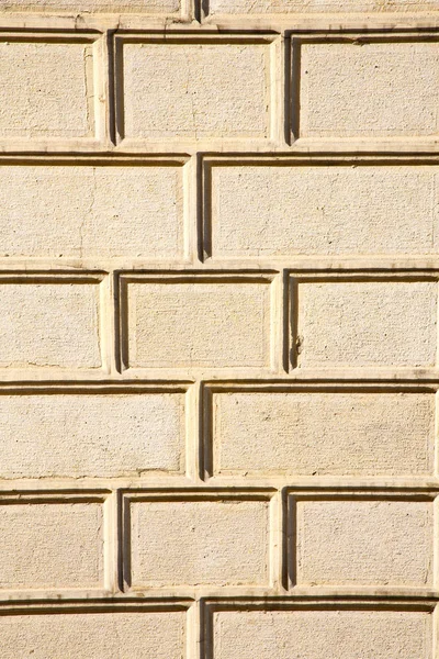 Brick in busto  street lombardy   t of a curch and marble — Stock Photo, Image