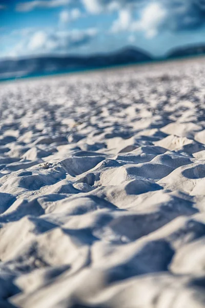 Australien Abstrakt Pingstdagen Island Och Texturen Den Vita Stranden — Stockfoto