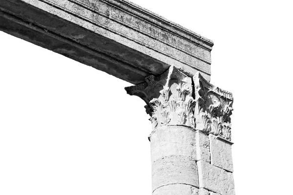 Den antika kolumn och arkeologiska platsen klassiska arvet — Stockfoto