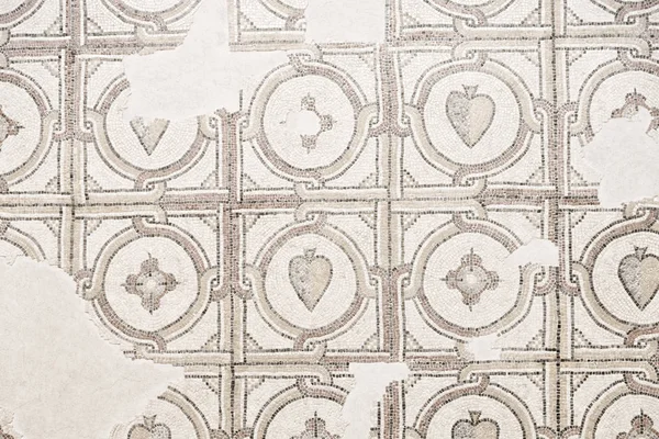 Йорданії Антична Керамічна Римська Декоративна Мозаїка Фон — стокове фото