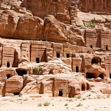 Ürdün'de petra antik sitenin kabirde 