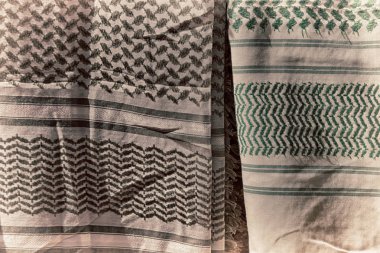 Pamuk geleneksel sembolik Arap eşarp arka plan soyut gibi doku