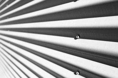 Avustralya'da metal doku duvar arka plan yüzeyi gibi oluklu.