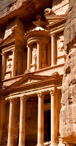 Den Antika Platsen Petra Jordanien Vackraste Undrar Worl — Stockfoto