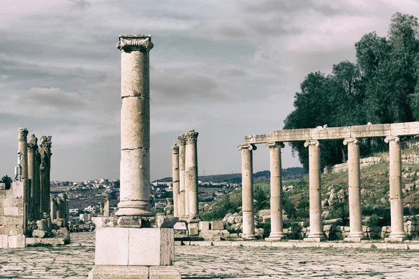 Klasického dědictví antické archeologické naleziště — Stock fotografie