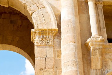 : Jerash jordan antik arkeolojik site turist için klasik miras