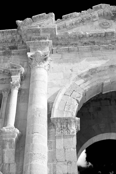 Jerash Jordan Sítio Arqueológico Antigo Património Clássico Turista — Fotografia de Stock