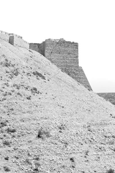 Montaña Eden Jordan Vista Desde Antiguo Castillo —  Fotos de Stock