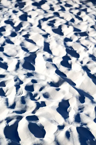 Wyspa Streszczenie Tekstura Biały Piasek Plaży Australia Whitsunday — Zdjęcie stockowe