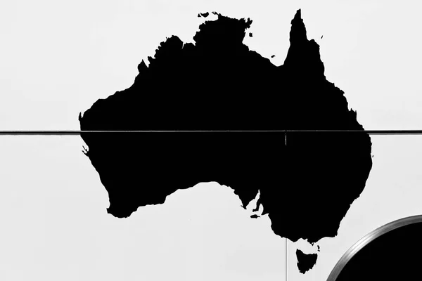 オーストラリア国の地図 — ストック写真