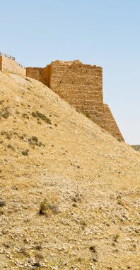 cennet dağ jordan antik kale manzarası